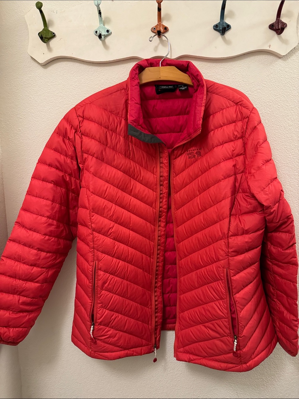 Mountain Hardwear Women’s Bright Red Quilted Puffer Jacket